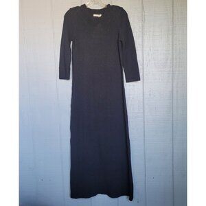 Zara Knit Women's Black Maxi Sweater Dress. Size M